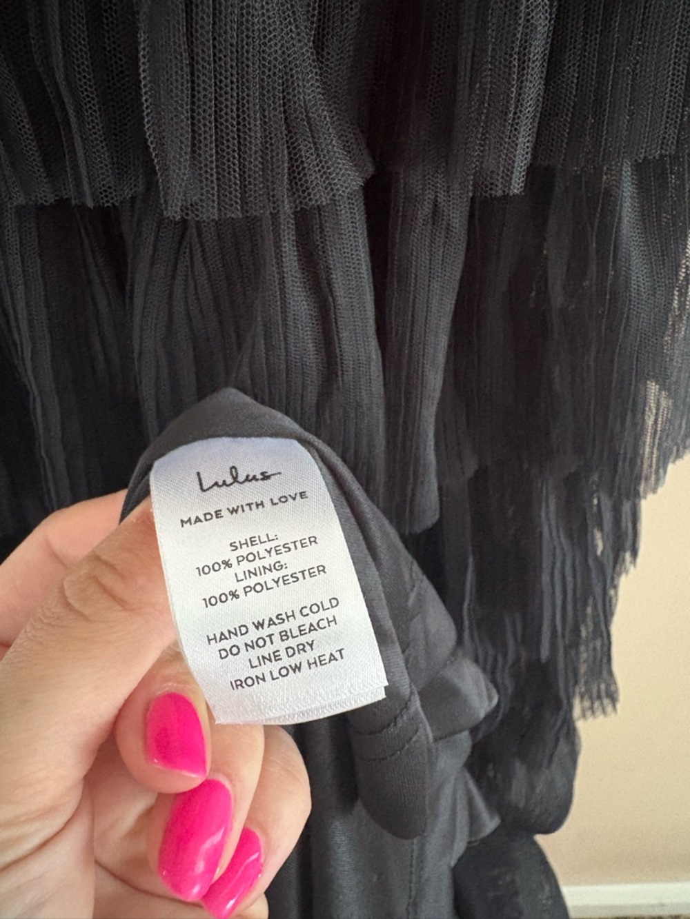 Lulus Radiant Event Black Mesh Tiered Pleated Backless Maxi Dress Size XS Formal - Picture 9 of 9